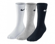 Nike meias pack 3 cotton crew